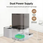 Distributeur 2,5L avec fontaine intégrée pour chat