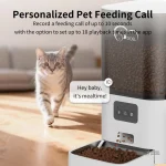 Distributeur de croquettes intelligent pour félin