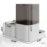 Fontaine et distributeur de nourriture pour chat