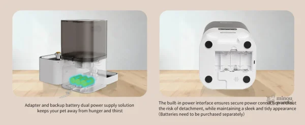 Distributeur automatique pour chats avec fontaine