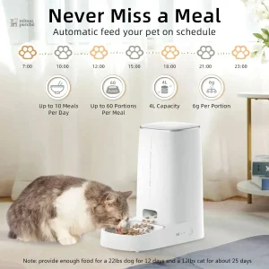 MiaouConnect : distributeur de croquettes pratique pour félins
