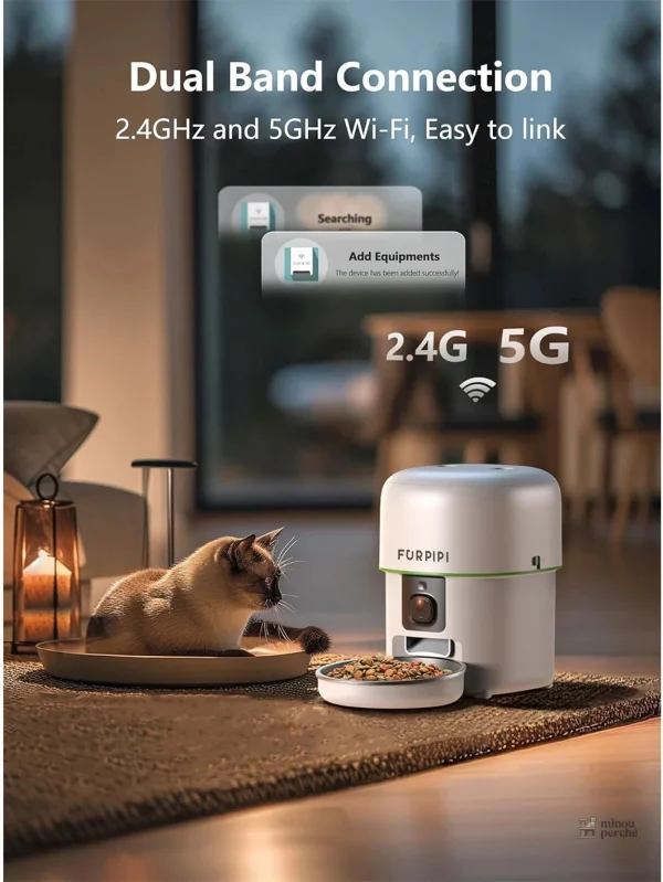 Caméra 1080P pour surveiller votre chat à distance