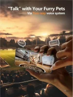 Distributeur de croquettes avec fonction caméra intégrée