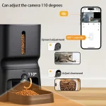 Distributeur de croquettes avec caméra intégrée