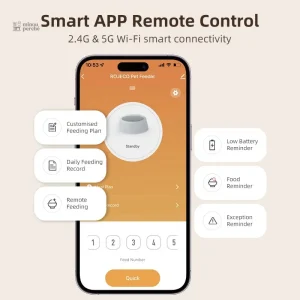 Caméra de surveillance pour chats avec distributeur de croquettes