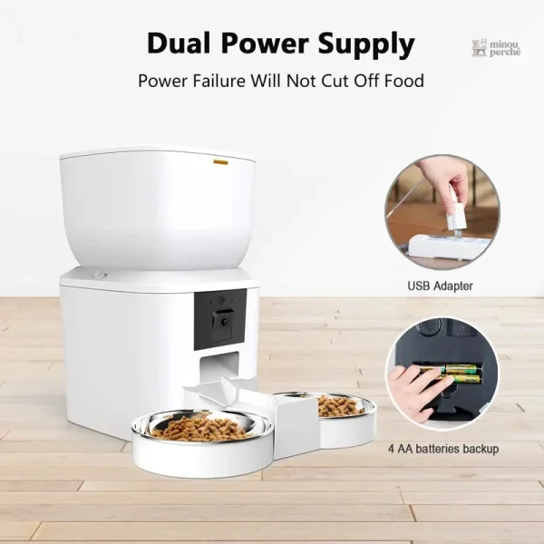 Alimentation automatique avec vision à distance
