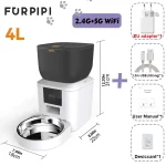 Distributeur moderne pour le bien-être des chats