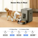 Distributeur de croquettes intelligent pour félins