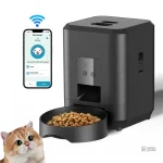 Distributeur de croquettes pour un confort moderne félin