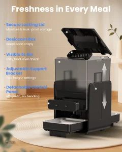 Distributeur de croquettes pratique et design