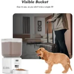 Distributeur de croquettes pour chat programmable