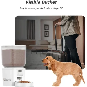 Distributeur de croquettes pour chat programmable
