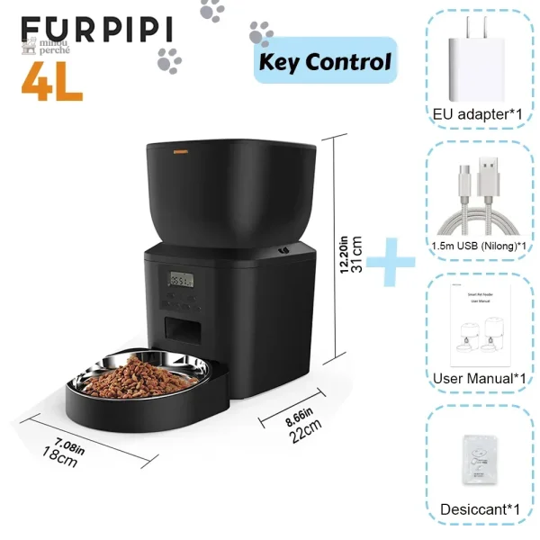 Alimentation automatique pour le bien-être félin