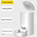 Distributeur intelligent pour chats, design moderne