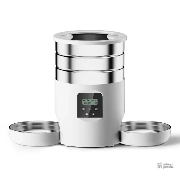 Distributeur automatique MiaouRythme, confort pour chats