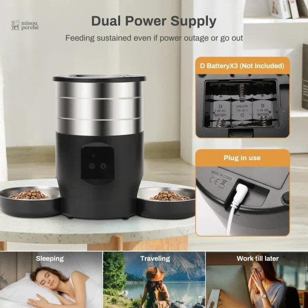 Distributeur programmable pour repas de chat