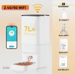 Distributeur de croquettes pour chats avec programmateur