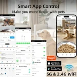 Distributeur automatique de croquettes avec caméra intégrée