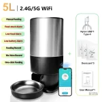 Système d'alimentation intelligent pour chat avec caméra