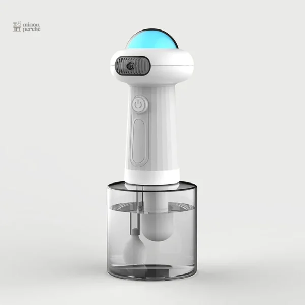 Distributeur de mousse ludique en forme d'OVNI