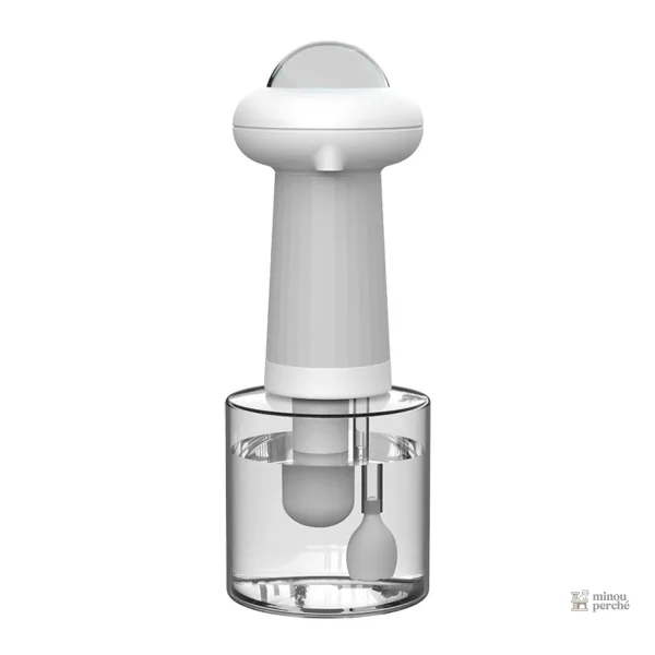 Distributeur de mousse pour animaux en forme d'OVNI