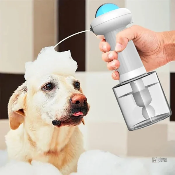 BubbleZen, distributeur de mousse pour le bien-être animal