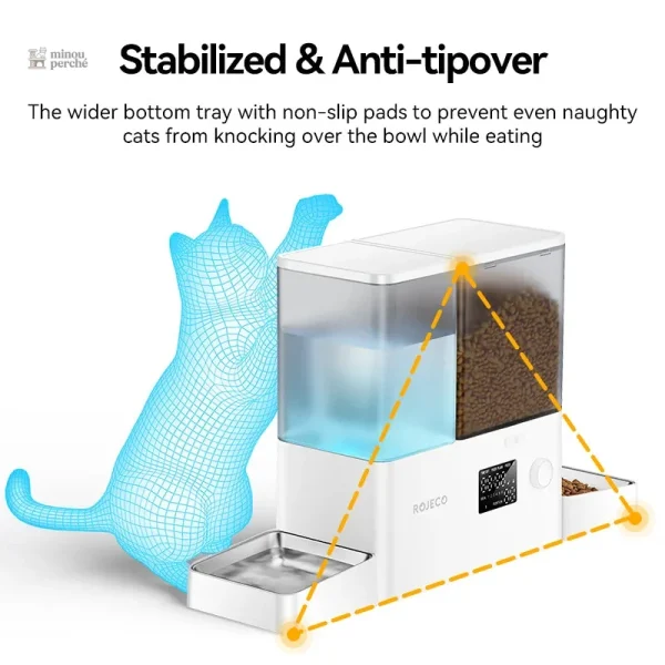Fontaine à eau pratique pour chats avec grande capacité