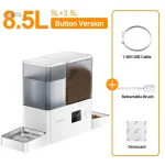 Accessoire pour chat : distributeur et fontaine combinés