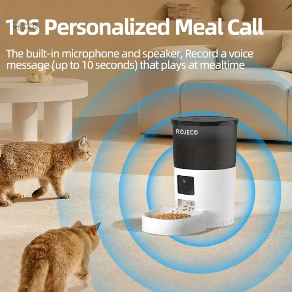 Caméra intégrée pour surveiller votre chat à distance