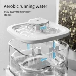 Fontaine à eau 2-en-1 pour chats