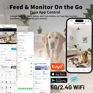 Caméra HD intégrée pour surveiller votre chat à distance