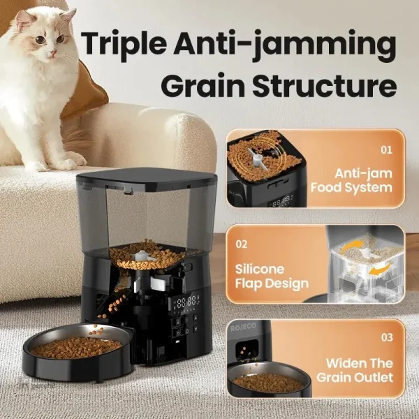 Distributeur de croquettes automatique pour votre chat