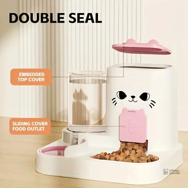 Miaou Duo, solution double pour repas de chat