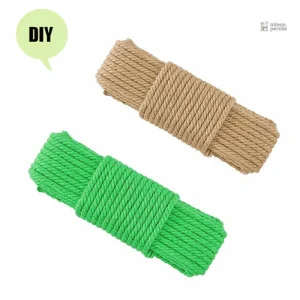 Arbre à chat fait main avec corde de sisal naturelle