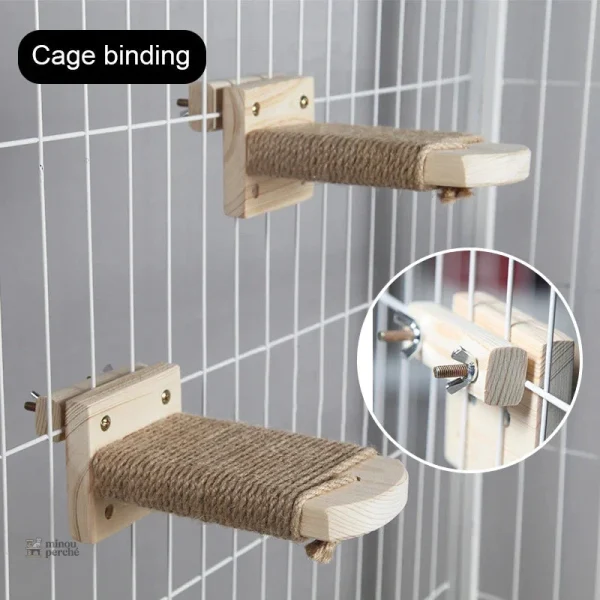 Escalier pour chat, solution de grattage innovante