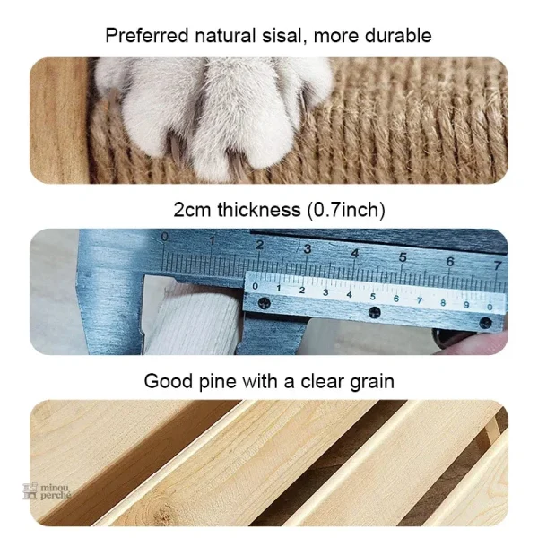 Escalier design pour chat, idéal pour les appartements