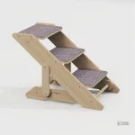 Escalier adapté aux félins avec des besoins spéciaux