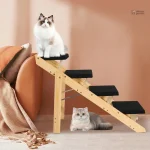 Escaliers pliables en bois pour chats - Cat Access
