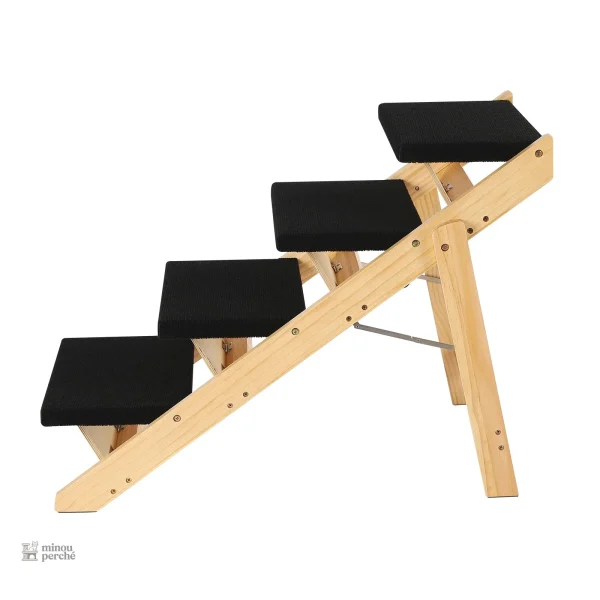 Escaliers en bois pour chats, design pratique et fonctionnel