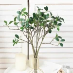 Fausse Branche d'arbre feuillu 45cm pour arbre à chat