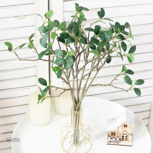 Branche feuillue 45cm pour arbre à chat fait maison