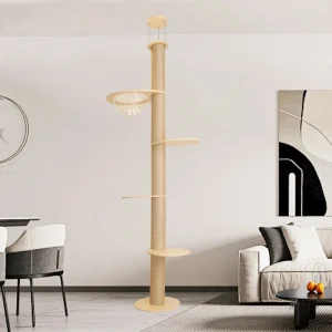 Arbre à chat Maine Coon SkyClimb du sol au plafond