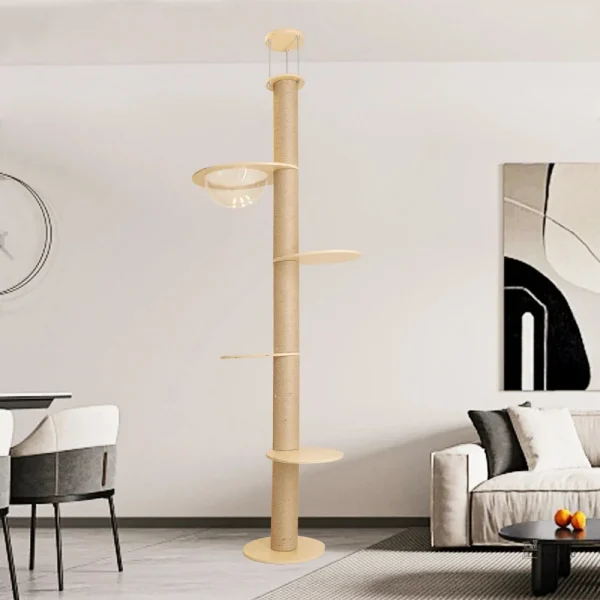Arbre à chat Maine Coon SkyClimb du sol au plafond