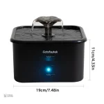 Distributeur d'eau pour chats, capacité 2.2 litres