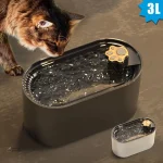 Fontaine à eau pour chat silencieuse 3L MistyFlow