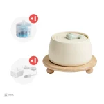 Hydratation continue avec la fontaine FlowCeram pour chats