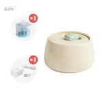 Fontaine à eau pour chat en céramique, facile à nettoyer