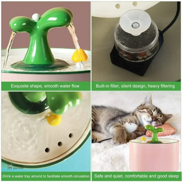 Accessoire de bien-être félin en céramique