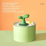 Fontaine à eau pour chat au design jardin