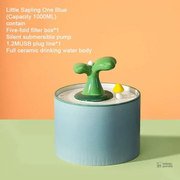 Fontaine à eau pour animaux en céramique chic